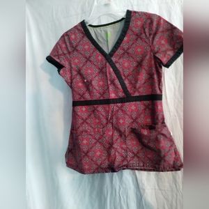 Healing Hand scrub shirt Sz XS